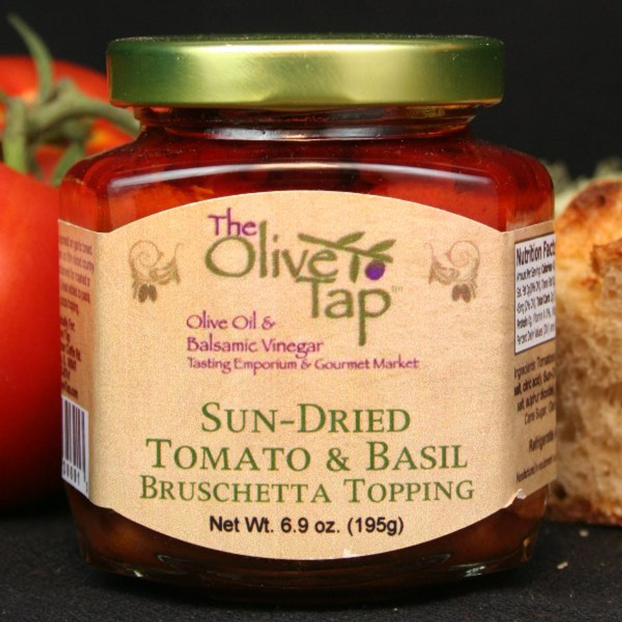 Sun-Dried Tomato & Basil Bruschetta Topping