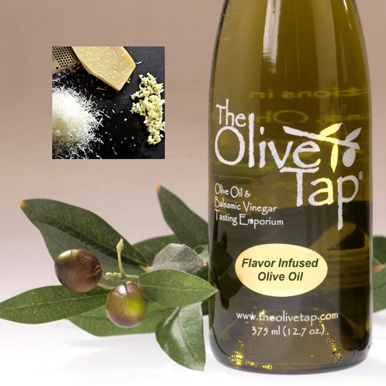 The Olive Tap Spicy Garlic Parmesan Olive Oil